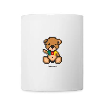 Pixel Bear Cameroon - Mug - white - Front