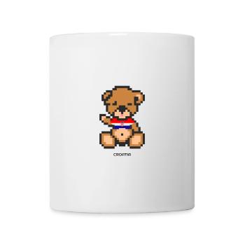 Pixel Bear Croatia - Mug - white - Front