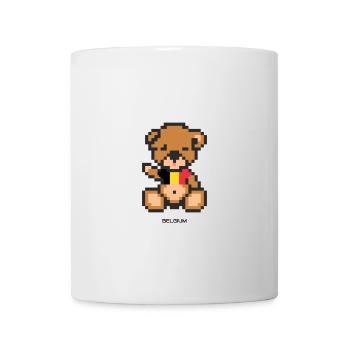 Pixel Bear Belgium - Mug - white - Front