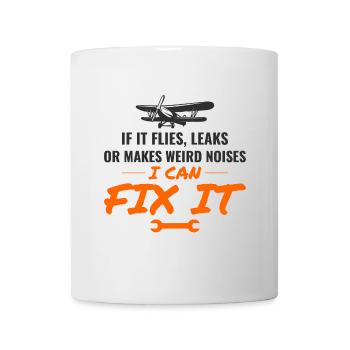 Fluggerätmechaniker Luftfahrtwartungstechniker - Tasse - Weiß - Vorne