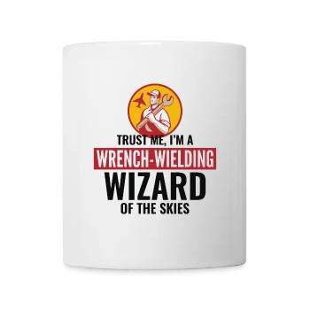 Mécanicien d’aéronefs Technicien d’entretien aéronautique - Mug blanc - blanc - Devant
