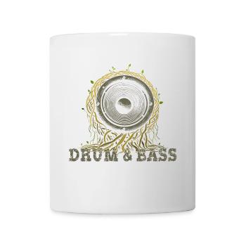 DNB Dschungelwurzeln & Steine - Tasse - Weiß - Vorne