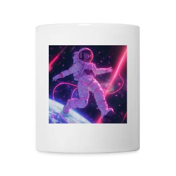 80s anime girl calming high quality fashion print - Mug - white - Front