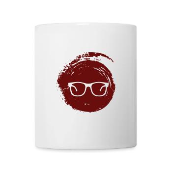 Bookworm Reading Literature - Mug - white - Front