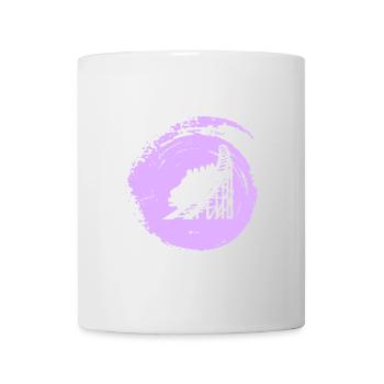 Montagnes russes Grande Roue Chapiteau - Mug blanc - blanc - Devant