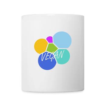 Végétalien à base de plantes sain - Mug blanc - blanc - Devant