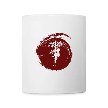 Baumklettern Aufstieg - Tasse - Weiß - Vorne