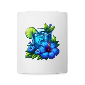 Blue Flower Hibiscus Tea - Mug - white - Front