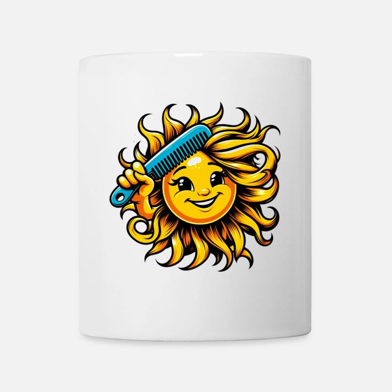 Sonne - Tasse - Weiß