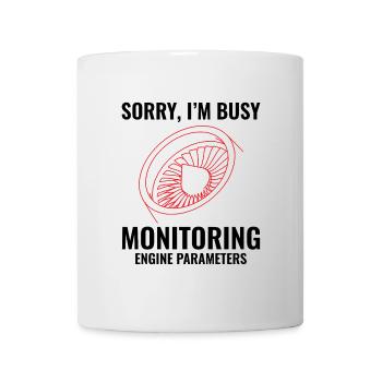 Mécanicien d’avions à réaction Technicien aéronautique - Mug blanc - blanc - Devant