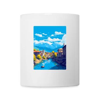 Sarajevo Bosnien Herzegowina Vintage Reiseposter - Tasse - Weiß - Vorne