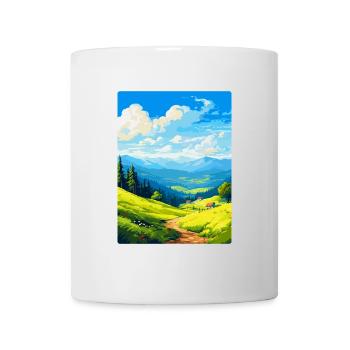 Harz Deutschland Vintage Reiseplakat WPA - Tasse - Weiß - Vorne