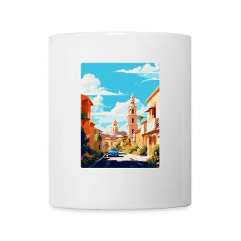 Cordoue Espagne Affiche de voyage vintage WPA Souvenir - Mug blanc - blanc - Devant