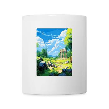 Antikes Olympi Griechenland Vintage Reiseposter WPA - Tasse - Weiß - Vorne