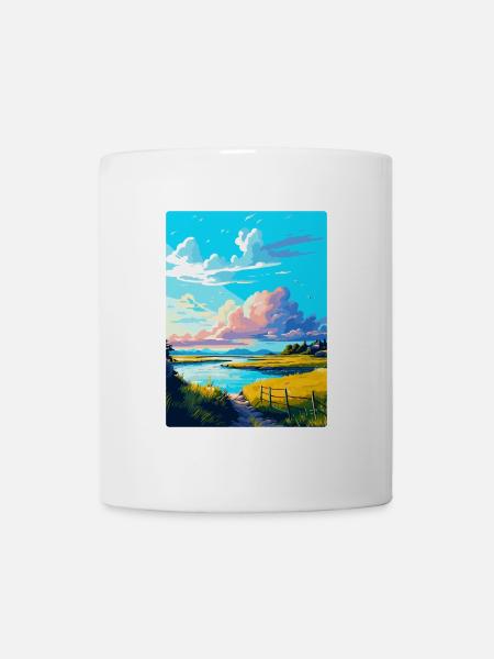 Oland Schweden Vintage Reiseposter WPA Souvenir - Tasse - Weiß