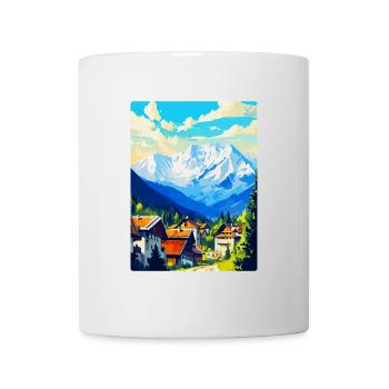 Zakopane Polen Vintage Reiseplakat Souvenir WPA - Tasse - Weiß - Vorne