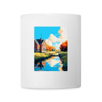 Uitgeest Netherlands Vintage Travel Poster WPA Art - Mug - white - Front