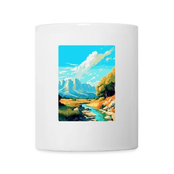 Paklenica Kroatien Vintage Reiseplakat Souvenir - Tasse - Weiß - Vorne