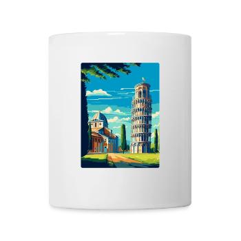 Pisa Italy Vintage Travel Poster Souvenir Souvenir - Mug - white - Front