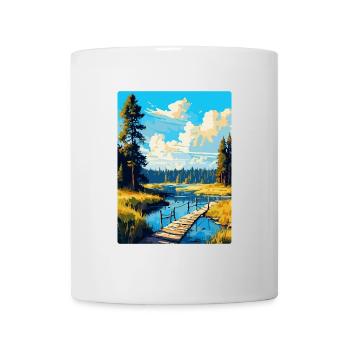 Bory Tucholskie Poland Vintage Travel Poster WPA - Mug - white - Front