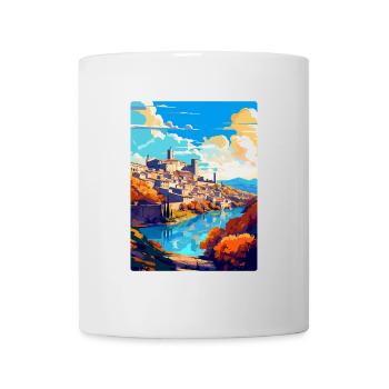 Toledo Spain Vintage Travel Poster WPA Souvenir - Mug - white - Front