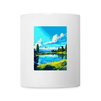 Wielkopolski Pologne Affiche de voyage vintage souvenir - Mug blanc - blanc - Devant