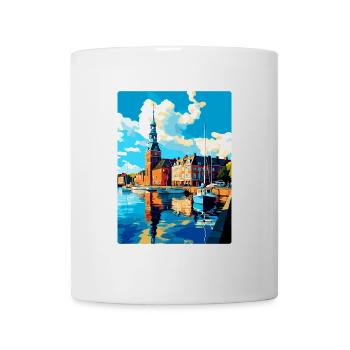 Helsingborg Schweden Vintage Reiseplakat Souvenir - Tasse - Weiß - Vorne