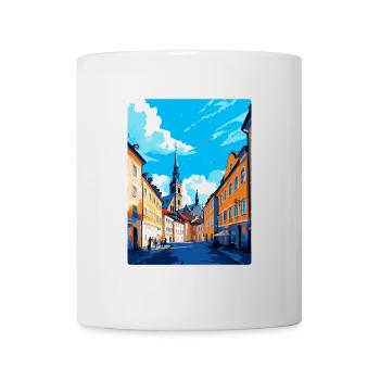 Olomouc République tchèque Affiche de voyage vintage WPA - Mug blanc - blanc - Devant