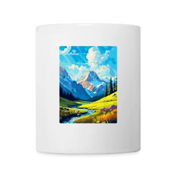 Berge Polen Vintage Reise Poster WPA - Tasse - Weiß - Vorne
