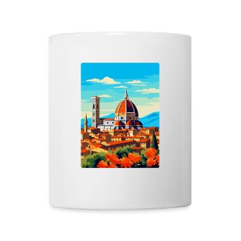 Florence Italy Vintage Travel Poster Souvenir WPA - Mug - white - Front
