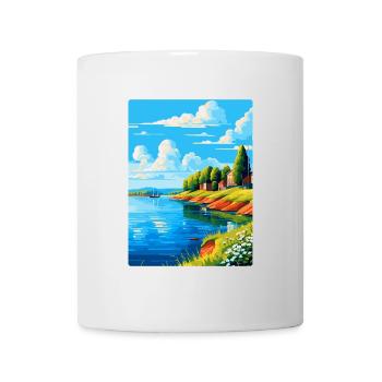 Vaasa Finlande Affiche de voyage vintage WPA Souvenir - Mug blanc - blanc - Devant