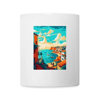 Lagos Portugal Vintage Travel Poster Souvenir WPA - Mug - white - Front