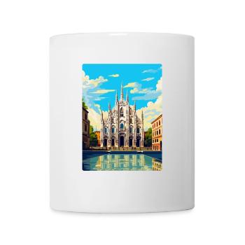 Milan Italy Vintage Travel Poster WPA Art Souvenir - Mug - white - Front