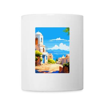 Kos Griechenland Vintage Reise Poster Souvenir Souvenir - Tasse - Weiß - Vorne