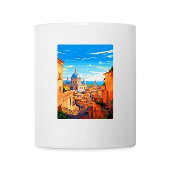 Rom Italien Vintage Reiseplakat Souvenir Souvenir - Tasse - Weiß - Vorne
