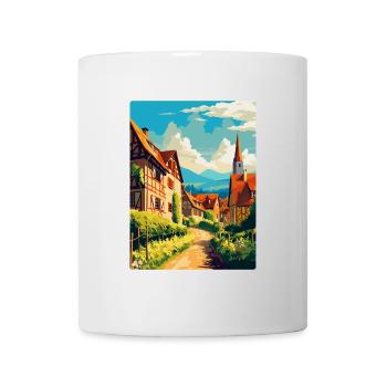Alsace France Vintage Travel Poster WPA Souvenir - Mug - white - Front