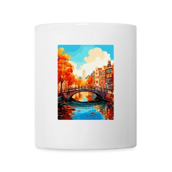 Amsterdam Netherlands Vintage Travel Poster WPA - Mug - white - Front