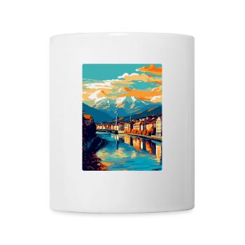 Villach Österreich Vintage Reiseplakat Souvenir WPA - Tasse - Weiß - Vorne