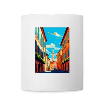 Modena Italien Vintage Reiseplakat WPA Souvenir - Tasse - Weiß - Vorne