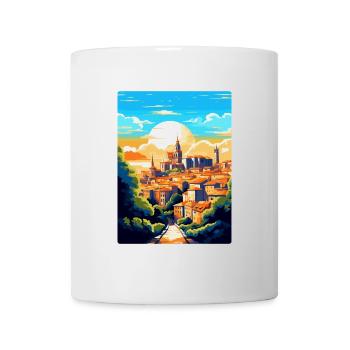 Toledo Spanien Vintage Reiseposter WPA Souvenir - Tasse - Weiß - Vorne