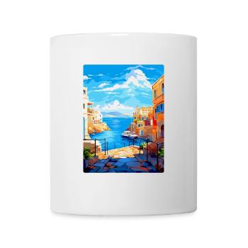 Héraklion Grèce Affiche de voyage vintage souvenir - Mug blanc - blanc - Devant