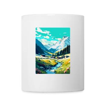 Arosa Suisse Affiche de voyage vintage souvenir - Mug blanc - blanc - Devant