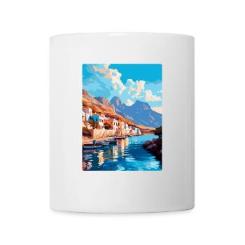 Kalymnos Griechenland Vintage Reise Poster Souvenir WPA - Tasse - Weiß - Vorne