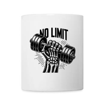 Haltère de musculation No Limit Hard Workout - Mug blanc - blanc - Devant