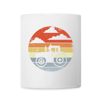 Vintage Tractor - Mug - white - Front