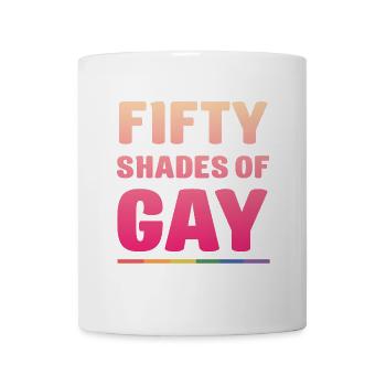 LGBTQ Pride Month -Shades of Gays - Mug - white - Front