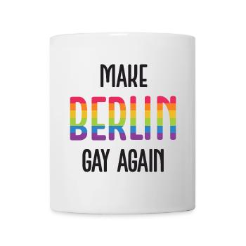 LGBTQ Pride Month - Make Berlin Gay Again - Mug - white - Front