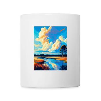 Utrechtse Heuvelrug Netherlands Travel Poster WPA - Mug - white - Front