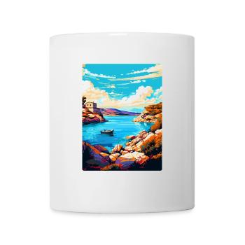 Kornati Kroatien Vintage Reiseplakat Souvenir WPA - Tasse - Weiß - Vorne