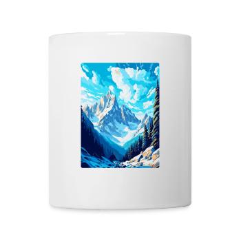 Chamonix France Vintage Travel Poster Souvenir WPA - Mug - white - Front